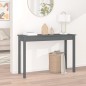 Tavolo Consolle Grigio 110x40x75 cm in Legno Massello di Pino Tavolo Consolle Grigio 110x40x75 cm in Legno Massello di Pino