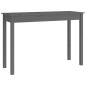 Tavolo Consolle Grigio 110x40x75 cm in Legno Massello di Pino Tavolo Consolle Grigio 110x40x75 cm in Legno Massello di Pino