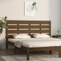 vidaXL Testiera per Letto Miele 200x3x80 cm in Legno Massello di Pino vidaXL Testiera per Letto Miele 200x3x80 cm in Legno Massello di Pino