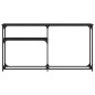 vidaXL Tavolino Consolle Nero 145x22,5x75 cm in Legno Multistrato vidaXL Tavolino Consolle Nero 145x22,5x75 cm in Legno Multistrato
