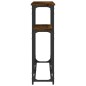 vidaXL Tavolino Consolle Rovere Fumo 145x22,5x75 cm Legno Multistrato vidaXL Tavolino Consolle Rovere Fumo 145x22,5x75 cm Legno Multistrato