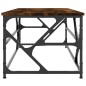 vidaXL Tavolino da Salotto Rovere Fumo 100x50x40 cm Legno Multistrato