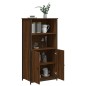 vidaXL Credenza Rovere Marrone 62x36x121,5 cm in Legno Multistrato vidaXL Credenza Rovere Marrone 62x36x121,5 cm in Legno Multistrato