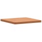 vidaXL Piano per Tavolo 40x40x2,5 cm Quadrato Legno Massello di Faggio