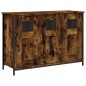 vidaXL Credenza Rovere Fumo 100x35x70 cm in Legno Multistrato vidaXL Credenza Rovere Fumo 100x35x70 cm in Legno Multistrato