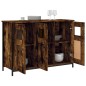 vidaXL Credenza Rovere Fumo 100x35x70 cm in Legno Multistrato vidaXL Credenza Rovere Fumo 100x35x70 cm in Legno Multistrato
