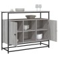 vidaXL Credenza Grigio Sonoma 100x35x80 cm in Legno Multistrato vidaXL Credenza Grigio Sonoma 100x35x80 cm in Legno Multistrato