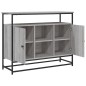 vidaXL Credenza Grigio Sonoma 100x35x80 cm in Legno Multistrato vidaXL Credenza Grigio Sonoma 100x35x80 cm in Legno Multistrato