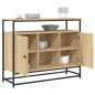 vidaXL Credenza Rovere Sonoma 100x35x80 cm in Legno Multistrato vidaXL Credenza Rovere Sonoma 100x35x80 cm in Legno Multistrato
