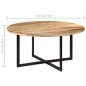 vidaXL Tavolo da Pranzo 150x75 cm in Legno Massello di Mango vidaXL Tavolo da Pranzo 150x75 cm in Legno Massello di Mango