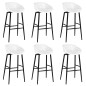 vidaXL Set da Bar 7 pz Bianco vidaXL Set da Bar 7 pz Bianco