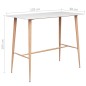vidaXL Set da Bar 7 pz Bianco vidaXL Set da Bar 7 pz Bianco
