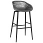 vidaXL Set da Bar 5 pz Bianco e Grigio vidaXL Set da Bar 5 pz Bianco e Grigio