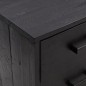 Panca Portaoggetti Nera 110x30x45cm Massello Pino Riciclato Panca Portaoggetti Nera 110x30x45cm Massello Pino Riciclato