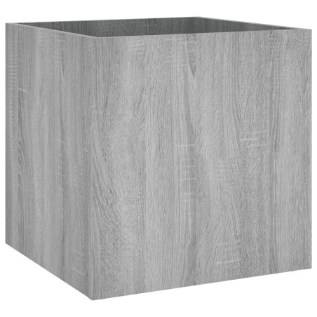 vidaXL Fioriera Grigio Sonoma 40x40x40 cm in Legno Multistrato