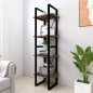 vidaXL Libreria 4 Ripiani Rovere Marrone 40x30x140cm Legno Multistrato vidaXL Libreria 4 Ripiani Rovere Marrone 40x30x140cm Legno Multistrato