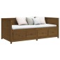 vidaXL Dormeuse Miele 80x200 cm in Legno Massello di Pino