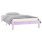vidaXL Giroletto con LED 100x200 cm in Legno Massello