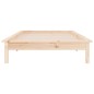 vidaXL Giroletto con LED 100x200 cm in Legno Massello