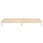 vidaXL Giroletto con LED 100x200 cm in Legno Massello
