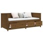 vidaXL Dormeuse Miele 90x190 cm in Legno Massello di Pino vidaXL Dormeuse Miele 90x190 cm in Legno Massello di Pino