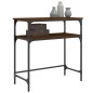 vidaXL Tavolino Consolle Rovere Marrone 75x35,5x75cm Legno Multistrato vidaXL Tavolino Consolle Rovere Marrone 75x35,5x75cm Legno Multistrato