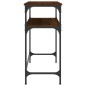 vidaXL Tavolino Consolle Rovere Marrone 75x35,5x75cm Legno Multistrato vidaXL Tavolino Consolle Rovere Marrone 75x35,5x75cm Legno Multistrato