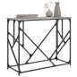 vidaXL Tavolo Consolle Grigio Sonoma 100x40x80 cm in Legno Multistrato vidaXL Tavolo Consolle Grigio Sonoma 100x40x80 cm in Legno Multistrato