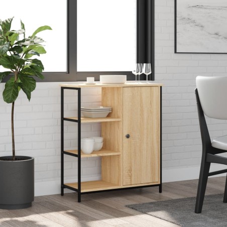 vidaXL Credenza Rovere Sonoma 70x30x80 cm in Legno Multistrato
