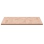 vidaXL Piano Bagno 80x40x1,5 cm Legno Massello di Faggio