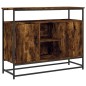 vidaXL Credenza Rovere Fumo 100x35x80 cm in Legno Multistrato vidaXL Credenza Rovere Fumo 100x35x80 cm in Legno Multistrato