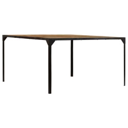 vidaXL Tavolo da Pranzo 140x140x76 cm in Legno Massello di Mango 