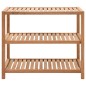 vidaXL Scaffale da Bagno in Legno Massello di Noce 65x40x65 cm vidaXL Scaffale da Bagno in Legno Massello di Noce 65x40x65 cm