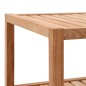 vidaXL Scaffale da Bagno in Legno Massello di Noce 65x40x65 cm vidaXL Scaffale da Bagno in Legno Massello di Noce 65x40x65 cm