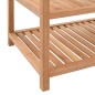 vidaXL Scaffale da Bagno in Legno Massello di Noce 65x40x65 cm vidaXL Scaffale da Bagno in Legno Massello di Noce 65x40x65 cm