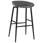 vidaXL Set da Bar 7 pz Nero e Grigio vidaXL Set da Bar 7 pz Nero e Grigio