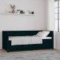 vidaXL Dormeuse Nera 90x200 cm in Legno Massello di Pino vidaXL Dormeuse Nera 90x200 cm in Legno Massello di Pino