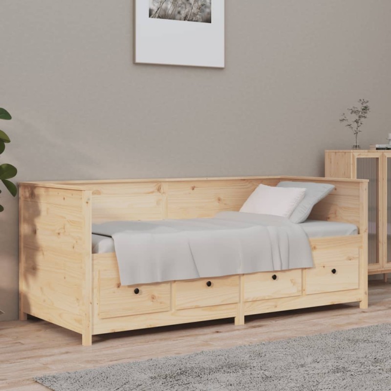 vidaXL Dormeuse 100x200 cm in Legno Massello di Pino vidaXL Dormeuse 100x200 cm in Legno Massello di Pino