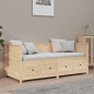 vidaXL Dormeuse 100x200 cm in Legno Massello di Pino vidaXL Dormeuse 100x200 cm in Legno Massello di Pino