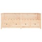 vidaXL Dormeuse 100x200 cm in Legno Massello di Pino vidaXL Dormeuse 100x200 cm in Legno Massello di Pino
