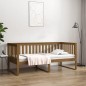 vidaXL Dormeuse Miele 100x200 cm in Legno Massello di Pino vidaXL Dormeuse Miele 100x200 cm in Legno Massello di Pino