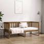 vidaXL Dormeuse Miele 100x200 cm in Legno Massello di Pino vidaXL Dormeuse Miele 100x200 cm in Legno Massello di Pino