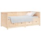 vidaXL Dormeuse 90x190 cm in Legno Massello di Pino