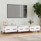 Mobile Porta TV Bianco 150x34,5x30 cm in Legno Multistrato Mobile Porta TV Bianco 150x34,5x30 cm in Legno Multistrato
