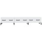Mobile Porta TV Bianco 150x34,5x30 cm in Legno Multistrato Mobile Porta TV Bianco 150x34,5x30 cm in Legno Multistrato