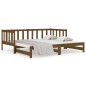 vidaXL Dormeuse Estraibile Miele 2x(90x190) cm Legno Massello di Pino vidaXL Dormeuse Estraibile Miele 2x(90x190) cm Legno Massello di Pino
