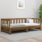 vidaXL Dormeuse Estraibile Miele 2x(90x190) cm Legno Massello di Pino vidaXL Dormeuse Estraibile Miele 2x(90x190) cm Legno Massello di Pino