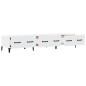 Mobile Porta TV Bianco 150x34,5x30 cm in Legno Multistrato Mobile Porta TV Bianco 150x34,5x30 cm in Legno Multistrato