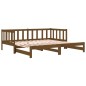 vidaXL Dormeuse Estraibile Miele 2x(90x190) cm Legno Massello di Pino vidaXL Dormeuse Estraibile Miele 2x(90x190) cm Legno Massello di Pino