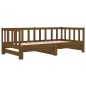 vidaXL Dormeuse Estraibile Miele 2x(90x190) cm Legno Massello di Pino vidaXL Dormeuse Estraibile Miele 2x(90x190) cm Legno Massello di Pino